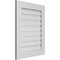 Ekena Millwork Vertical Surface Mount PVC Gable Vent: Functional, w/ 3-1/2"W x 1"P Standard Frame, 24"W x 30"H GVPVE24X3001SF - alternate 3